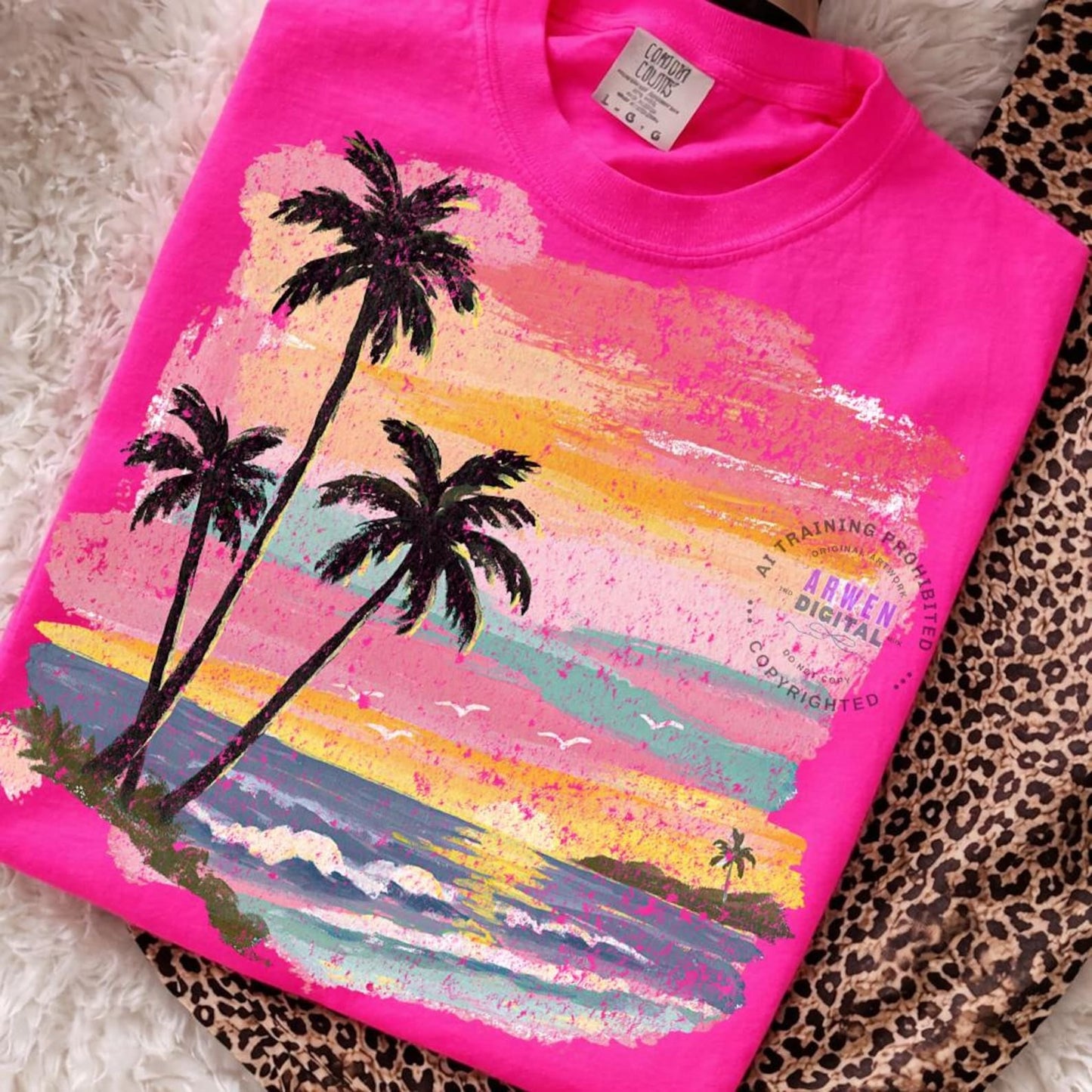Beach Sunset Graphic Tee