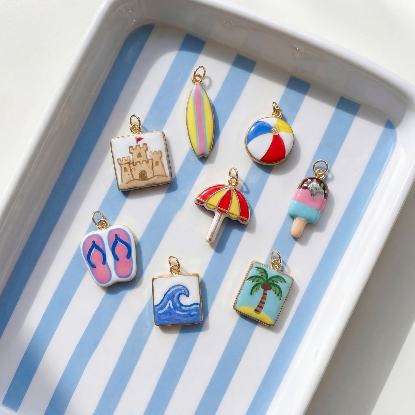 Summer Beach Style Enamel Ocean Holiday Necklaces