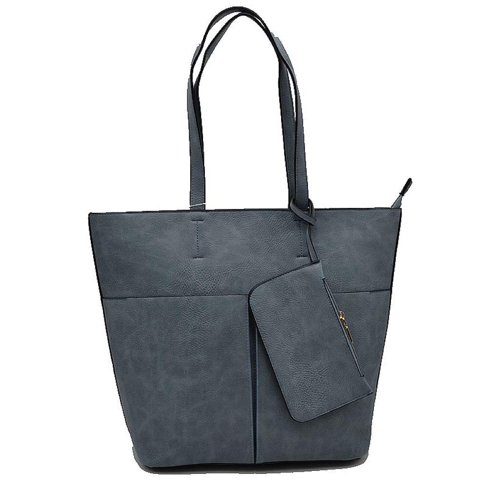 3 In 1 Large Soft Faux Leather Womens Tote Handbags