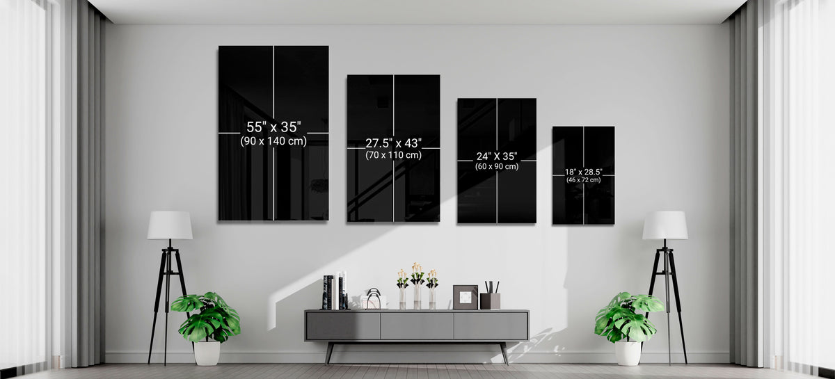Sun Sea Beach Glass Wall Art