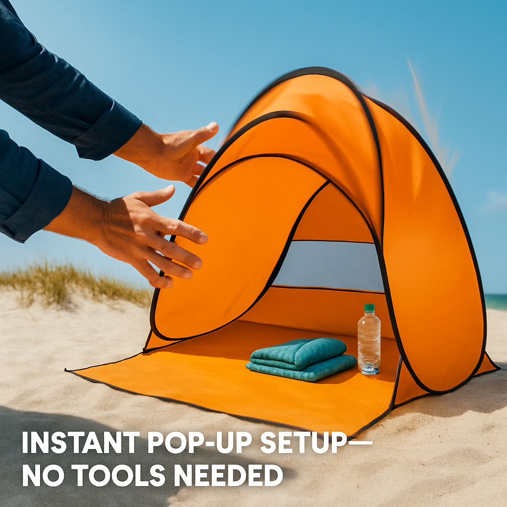 Pop Up Beach Tent UV Shelter for 2-3 with Net Window