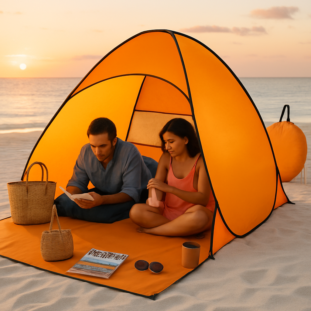 Pop Up Beach Tent UV Shelter for 2-3 with Net Window