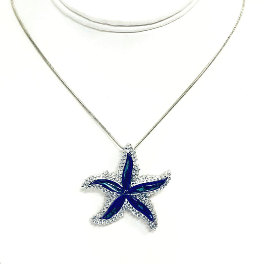 Starfish Pendant Necklace, Beach Lover Gift, Starfish Necklace, Beach Jewelry, Starfish Jewelry, Shell Pendant, Beach Style, Wife Jewelry