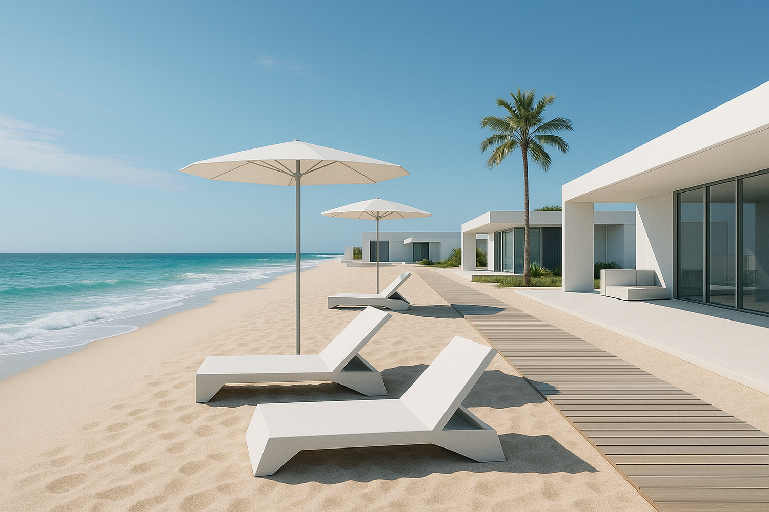 Modern ocean seaside 